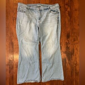 Old Navy Light Wash Flare Jeans